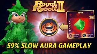 Royal Revolt 2 - 59% Slow Aura Perk TESTS + Gameplay!