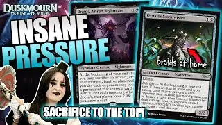 DO NOT UNDERESTIMATE THIS CARD!❤️‍🔥Mono Black Sacrifice🖤 Standard MTG Arena