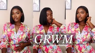 2 IN 1 GRWM | MAKEUP +HAIR | BEST BOB UNIT FT JULIA HAIR | Easy Install for Beginners|