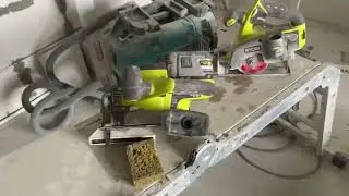 Заусовщик для запила плитки под 45 градусов из  райоби  Ryobi 18В ONE+ LTS180M