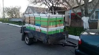 Как закрепить крышку улья при перевозке пчёл