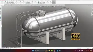 Solidworks Make a tank | 4K 60fps