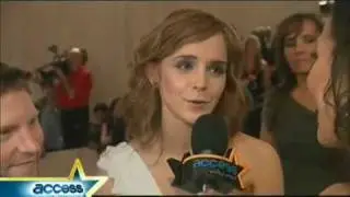 Emma Watson interviewed at the Met Ball