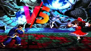 Rematch!! Reimu Hakurei VS Jin Chonrei Mugen Touhou Project VS Fatal Fury