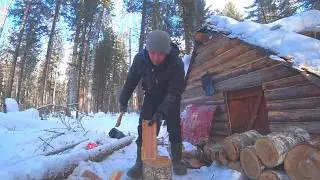 ИЗБА ВОЗЛЕ ОЗЕРА, В ЛЮТЫЕ МОРОЗЫ ПОШЁЛ НА ИЗБУ....