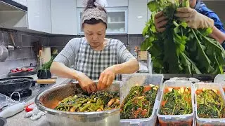 1년에 한번 먹을 수 있는 무청김치 맛있게 담그는법!! Korean Kimchi Recipe