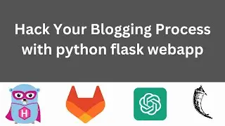 building a web app using python flask