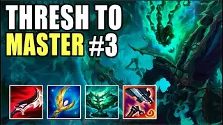 Thresh build that CARRIES s13🚨 League of legends Full game play 🚨Unranked to MASTERS
