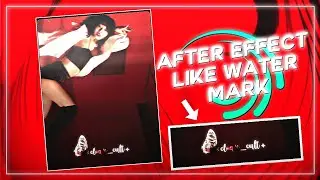 AFTER EFFECTS LIKE WATERMARK ALIGHT MOTION TUTORIAL