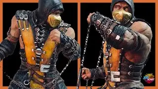 Sculpting HANZO HASASHI (SCORPION) | MORTAL KOMBAT | MK X Skin | Polymer Clay | Timelapse