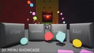 2D and 3D main menu final (UE4)