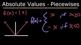 Absolute Value Functions as Piecewises