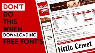 how to download and install free fonts in photoshop | tutorial
