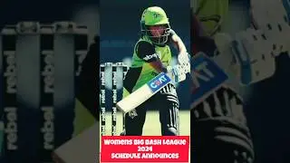 Womens Big Bash League2024 SCHEDULE Announces 