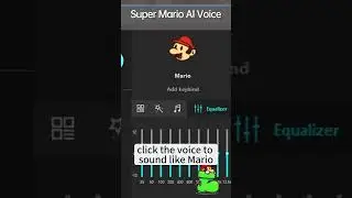 how to sound like Super Mario with AI Voice Changer?🤩  
