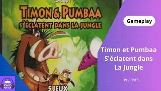 Timon et Pumbaa s'éclatent dans la jungle - PC - Super Nintendo NES Gameplay