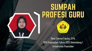 Sumpah Profesi Guru_Resa Sukma Fauzia #ppgunpas