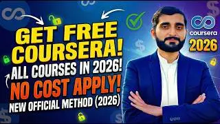 How to Get Coursera Plus for FREE in 2026! 🎓 (New Official Method)