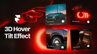 Create a Modern 3D Hover Tilt Effect in Framer