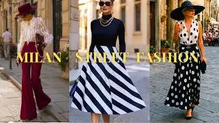Milan Street Fashion 🇮🇹 Elegant Italian Style, Chic Summer Outfits & Luxury Street Looks
