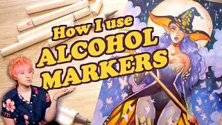 How I color and blend with Alcohol Markers 🖊️ 5 Tips for beginners