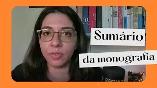 Como inserir sumário automático no TCC?