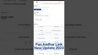 Pan to Aadhar Card Link ✅Good News #panaadharlink #2023 #shorts