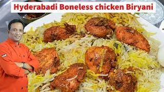 Hyderabadi Boneless Chicken Biryani -  Biryani With Chicken Stock Special VIP Chicken 65 Biryani