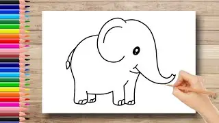 ELEPHANT DRAWING EASY