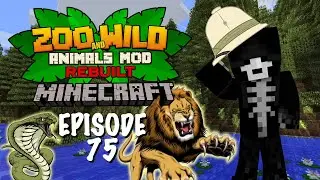 Minecraft SMP: Zoo and Wild Animal (ZAWA) Mod - EP75 - The Zebra Exhibit!