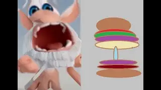 Booba YTP: Booba is dumb at making burgers!