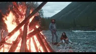 No Copyright Videos - A Couple Sitting In Front of the Bonfire Video Footage  - No Copyright Zone