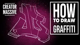 How to draw graffiti | Graffiti sketching techniques