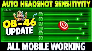OB46 AFTER UPDATE AUTO HEADSHOT SENSITIVITY SETTING | 2GB, 4GB, 6GB RAM HEADSHOT SENSITIVITY SETTING