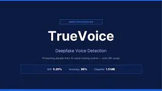 TrueVoice: Detecting AI-Generated Voice with a 1.5MB Model | Gemma 4 Good Hackathon