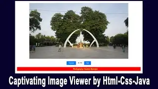 Captivating Image Viewer with your Own Weboage by html-css-java | Simple coding for beginners