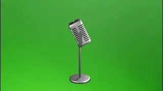 microfone green screen