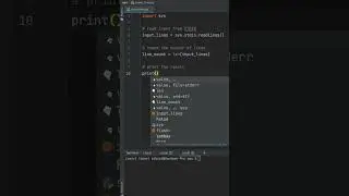 How to count the lines of STDIN text in Python 