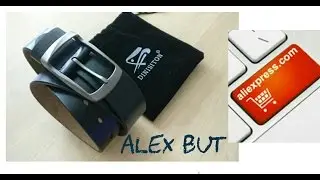 AliExpress Кожаный ремень с Китая