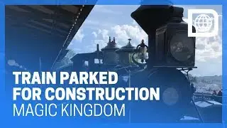 Walt Disney World Train Parked at Main St. Station - Magic Kingdom