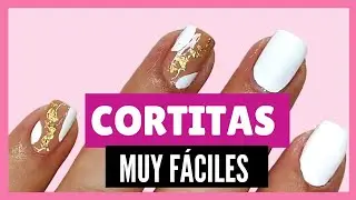 Pintar Uñas Fácil y Bonito en 5 Minutos/Cómo pintar Uñas con Diseños fáciles paso a paso