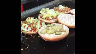 Вкусные бургеры в Москве, в парке Горького, на Ярмарке