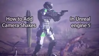how to add camera shake in unreal engine 5 - Step by Step tutorial
