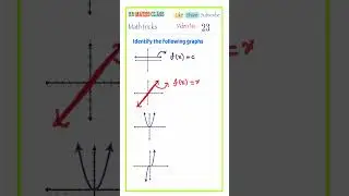 GRPPHS OF ALGEBRAIC FUNCTION || GRAPHS OF STANDARD FUNCTIONS