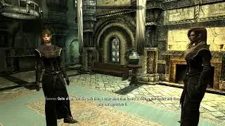 Skyrim Thalmor Follower Mod - Thalmor Justiciar Ayrenn spats with Ambassador Elenwen