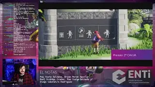 El youtuber RafaLagoon juga als jocs guanyadors de la Demoday 2024 en un directe a Twitch.