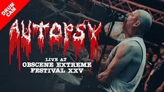 AUTOPSY - Live at Obscene Extreme XXV (excerpt) - drumcam view