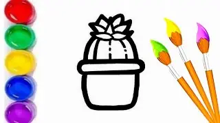 Bolalar uchun gul chizish /Рисование цветов для детей/Drawing flowers for children