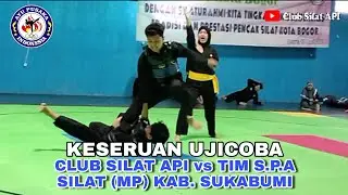 KESERUAN UJICOBA TIM P.S. AYU PUSAKA INDONESIA VS TIM S.P.A (MP) PENCAK SILAT POPWIL KAB. SUKABUMI