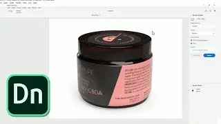Adobe Dimension CC Tutorial: Realistic 3D Product Jar Mockups  for Beginners